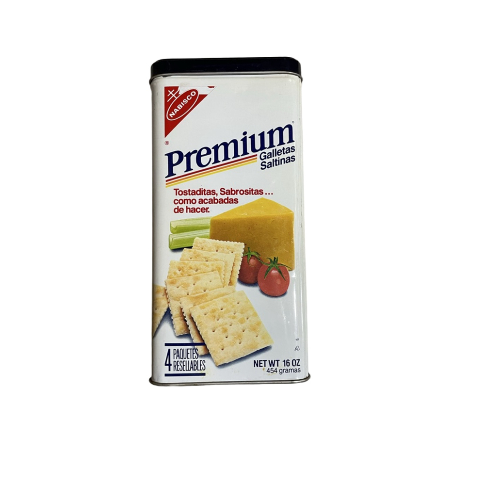 Vintage 1969 Nabisco Premium Saltine Crackers Tin